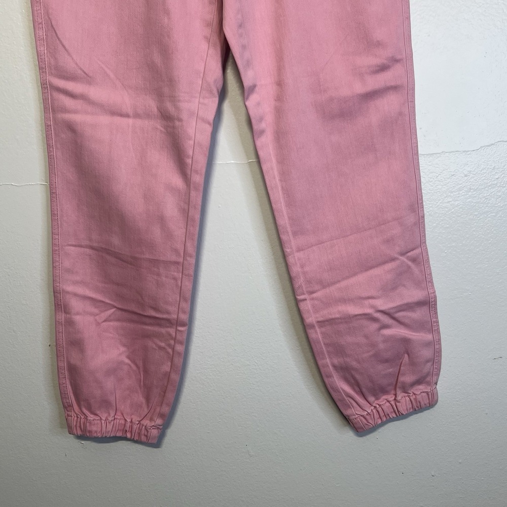 Judy Blue High Rise Garment Dyed Pink Denim Jogger Sz 5/27 Stretch - Picture 5 of 16